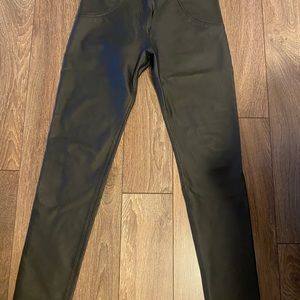 Black vegan leather Freddy’s WRUP